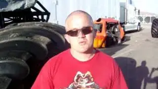 Monster Jam - Alex Blackwell, Captain's Curse Monster Truck Driver, Previews World Finals X
