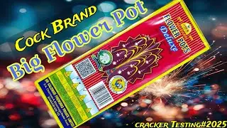 Cock brand Deluxe Flower pot #cockbrand #crackertesting #flowerpot #Anar #firecracker #diwali2025 