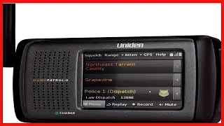 Uniden HomePatrol 2 Color Touchscreen Simple Program Digital Scanner, TrunkTracker V