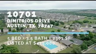 New 5BR on market in southeast Austin - 10701 Dimitrios Drive! | Chris Anderson, Austin Realtor