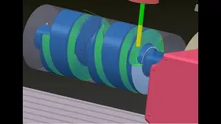 #9 1 two rail in surface finishing on multi axis power mill