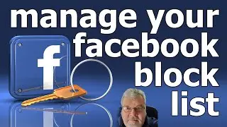 Manage Your Facebook Block List