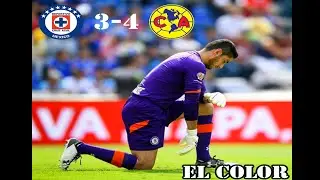 El Color del Cl&aacute;sico Joven  Cruz Azul VS America 3-4 Jornada 8 Apertura 2016