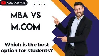 MBA vs M.com !! Confuse mat ho and watch this explanation!! Job options in both #mba #mcom #students