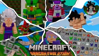 ATUALIZOU! DRAGON BALL EVOLUTION v5.100 OFICIAL para MINECRAFT PE!! 1.21.92+