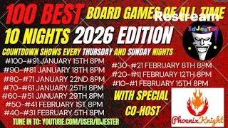 #70- #61 2026 Top 100 Board Games of All  Time With Phoenixknight