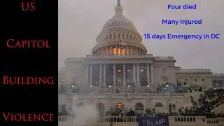 US Capitol building violence | Four died and Fifteen injured | #shorts #youtubeshorts #CapitolRiots