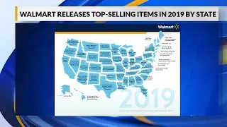 Walmart releases top-selling items in 2019 by state