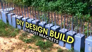 Foundation Wet Set Brackets | Talk More Concrete | DIY Barn House Design Build