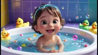 Splish, Splash, A Rainbow Bath Rhyme Song | Popular Nursery Rhyme & Kids' Song