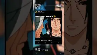 Uchiha's kill danzo ☠️🔥 #anime #naruto #narutoshippuden #itachi #sasuke #obito #anime #shorts