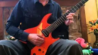 Carvin / Kiesel Vader Guitar!  U.K. Nevermore progression jam.