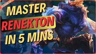 HOW YOU can MASTER Renekton in 5 MINUTES - League of Legends