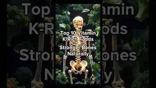 Top Vitamin K Foods That Strengthen Bones Fast 🦴 | Prevent Weak Bones Naturally #viral #food #health
