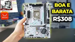 PLACA MÃE INTEL BARATA DO ALIEXPRESS, H610 POR R$300, ESSA EU GOSTEI! ANÁLISE H610 MACHINIST