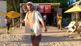 Jamming at Elvis Beach Bar, Anguilla (Jamarliom Reggae Band LIVE)