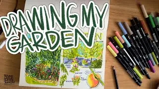 I Drew my Backyard Garden and this is how it went...