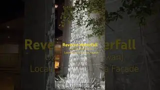 Reverse Waterfall #ilightsingapore #reversewaterfall #singapore #lightinstallation #nightscape
