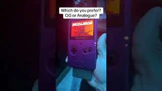 Og hardware or modern? I love both #fyp #games #retro #retro #nostalgia #gameboy #metalgearsolid