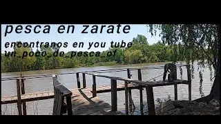 PESCA EN ZARATE,CANAL IRIGOYEN