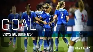 WNT vs. Puerto Rico: Crystal Dunn Fourth Goal - Feb. 15, 2016
