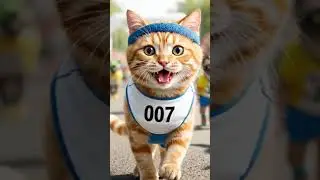These Cats Are Going the Distance!! #shorts