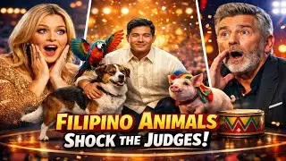 Unbelievable Animals Take Over the AGT Stage | Filipino Talent Shocks Simon Cowell in Manila