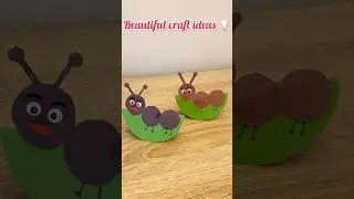 Create Cute Paper Ants 🐜✨| Easy DIY Paper Ants🐜 | Origami Ant Making✨ #shorts #origami #diy #art