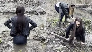 Mary walks through the mud and gets into trouble