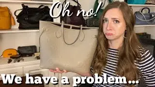WARNING! Possible defect! Louis Vuitton Empreinte Neverfull Turtledove 😩😱👎