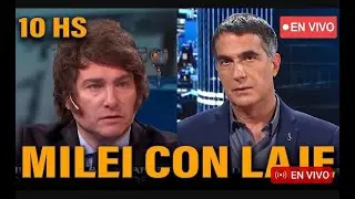 Milei entrevistado por Laje HOY Viernes 23 agosto 2024