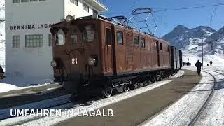 Mit der BB 81 auf der Berninalinie