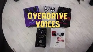 Overdrive Voices: 1 Guitar 5 Overdrive Pedals!