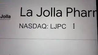 🔴 La Jolla Pharmaceutical Company LJPC Stock Trading Facts 🔴