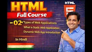 02 Types of Web Applications in Hindi  What is Static Web Application  Dynamic Web App Introduction