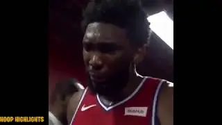JOEL EMBIID CRIES HARD AFTER LOSING TO RAPTORS IN GAME 7 NBA PLAYOFFS 2019