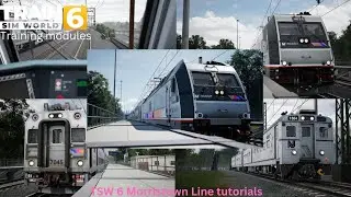 TSW 6 Morristown Line route tutorials