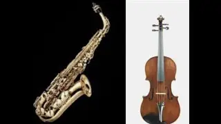 how to set a viola and a saxophone