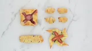4 Easy ways to fold puff pastry