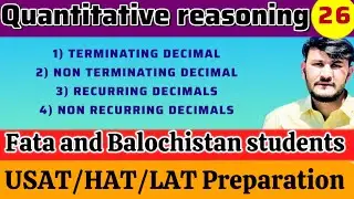LEC:26 TYPES OF DECIMALS FOR HEC/USAT/HAT/LAT TEST 2025 BY NK ACADEMY