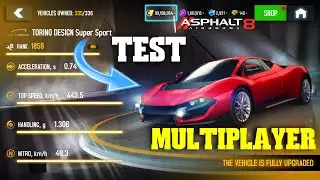 TORNADO POWER! - Asphalt 8 Airborne: TORINO DESIGN Super Sport Multiplayer test