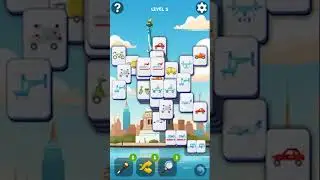 Mahjong Solitaire Travel (AutoPlay_p) #mahjong #travelgame