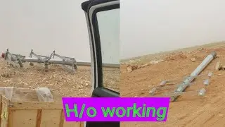 over head working. double line working. install bras aram install double chanall install insolater