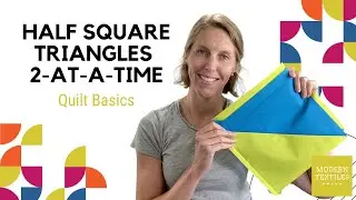 How To Make Half Square Triangles The Easy Way!
