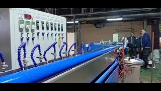 6 inch PVC plastic layflat hose production line fiber polyester knitting online in russia
