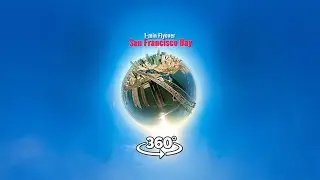 360 #shorts - Fly Over San Francisco Bay Bridge