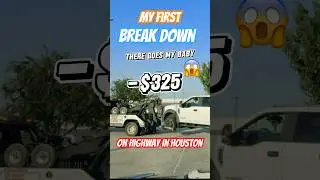 My First breakdown on the highway had to get towed smh #carhauler #breakdown