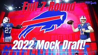 Полный 7-раундовый пробный драфт Buffalo Bills 2022 года!