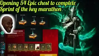 Open 54 Epic chest to complete sprint of the key master marathon Shadow fight 3 #shadowfight3