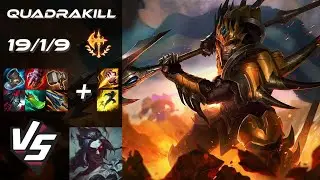 JUNGLE Jarvan IV vs Kayn [QUADRAKILL] - NA Grandmaster Patch 14.16